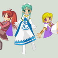 Golden Sun Girls by fl00fy