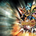 Golden Sun Party Wallpaper